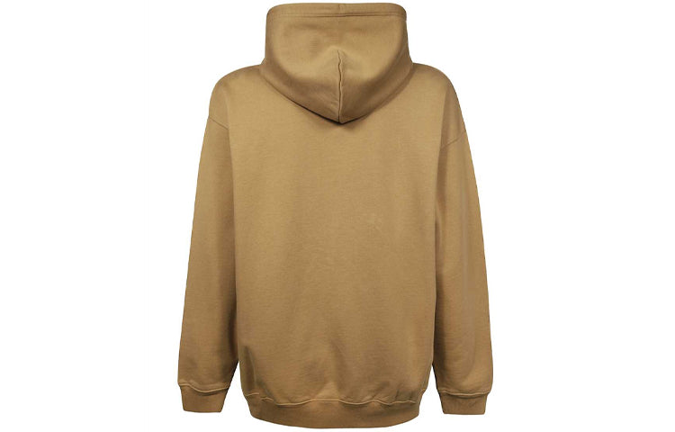 Balenciaga Logo Embroidered Hoodie 'Khaki' 570811TKVB59504