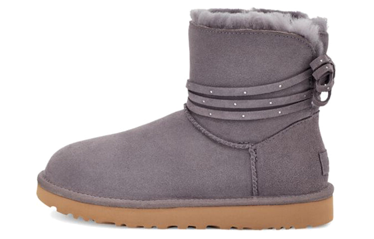 (WMNS) UGG Mini Bailey Bling Bow 'Grey' 1120864-SHA