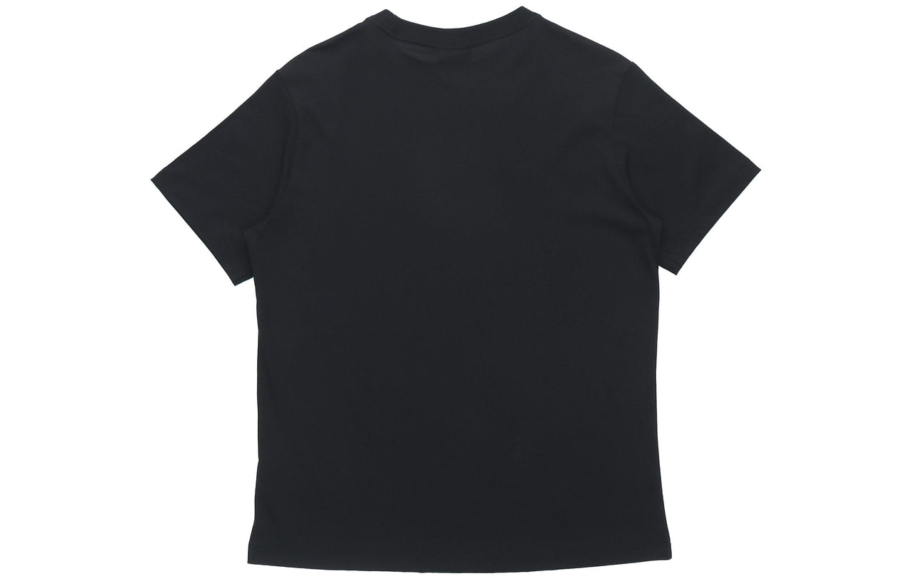 (WMNS) Nike Solid Color Casual Round Neck Short Sleeve Black T-Shirt DH4256-010