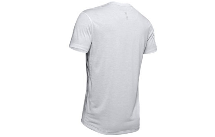 Men's Under Armour Streaker Series Running Sports Short Sleeve Gray 1326579-014