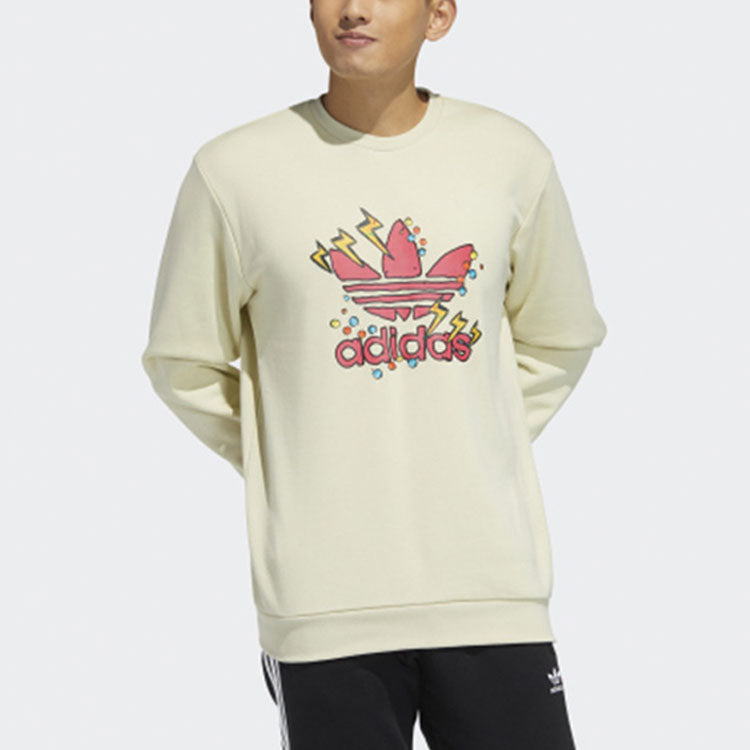 adidas originals Fangtastic Series Disney Mickey Printing Round Neck Pullover H09183