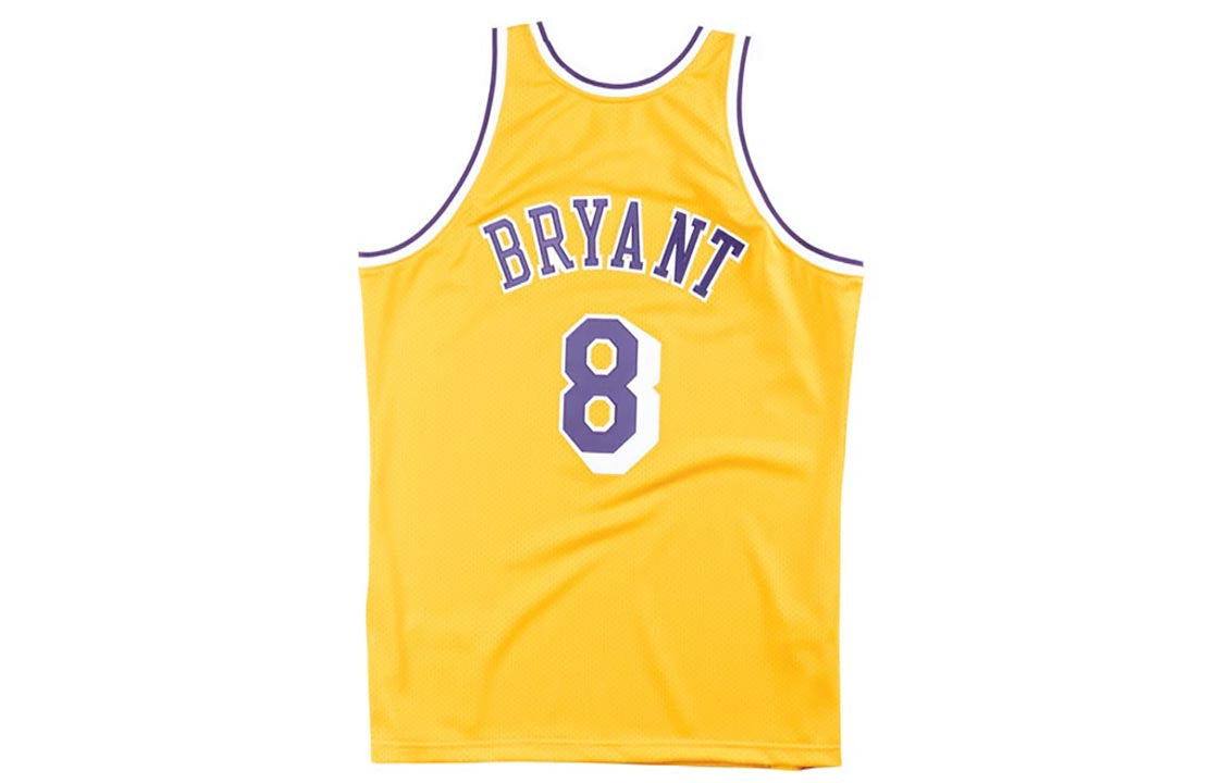 Mitchell & Ness NBA Kobe Bryant Los Angeles Lakers 1996/97 Authentic Jersey #8 AJY4GS18091-LALLTGD96KBR