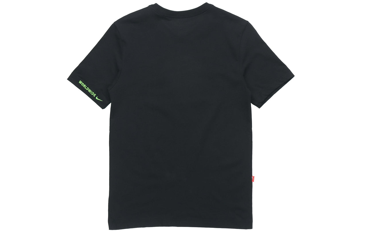 Nike SPORTSWEAR worldwide Sports Printing Short Sleeve Black CW0387-010