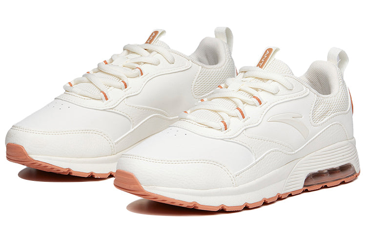 (WMNS) ANTA Training Series Sneakers 'White Brown' 122047775-5