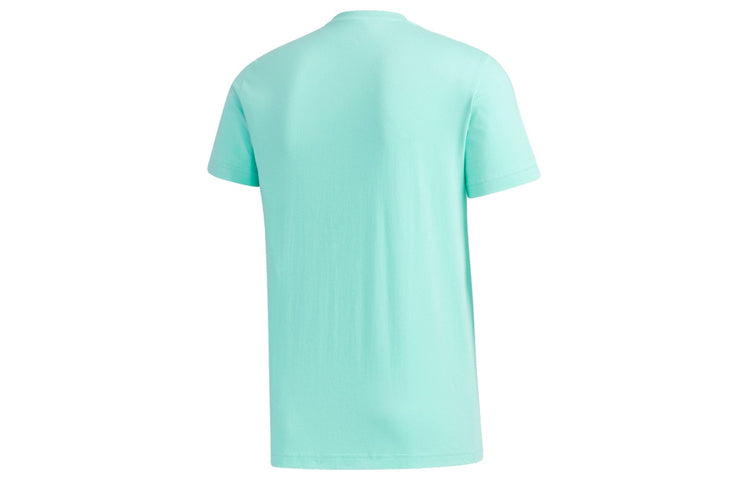 adidas neo Panda 3SGRX Tee Table Tennis Printing Slim Fit Short Sleeve Green GK1553
