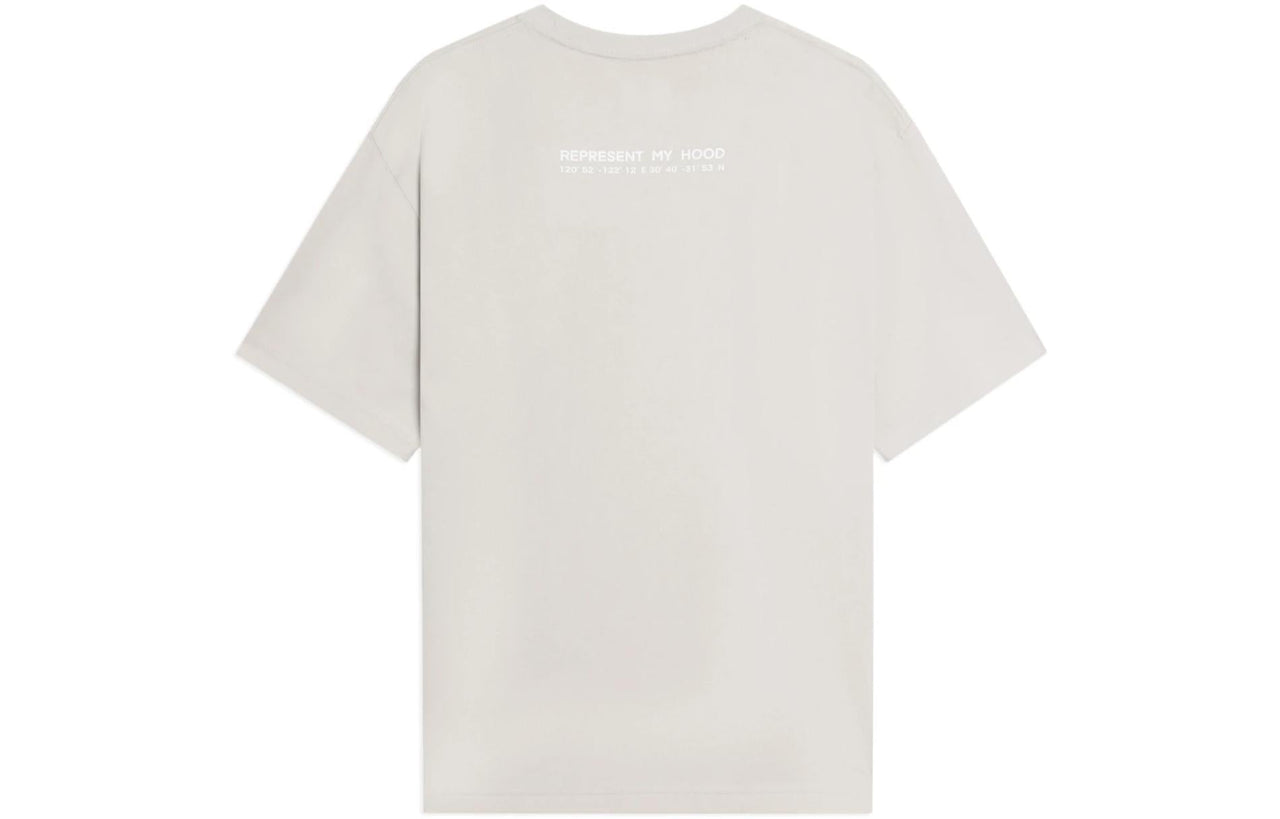 Li-Ning BadFive Hood Graphic Shanghai City Limited T-shirt 'Grey' AHSSB03-1