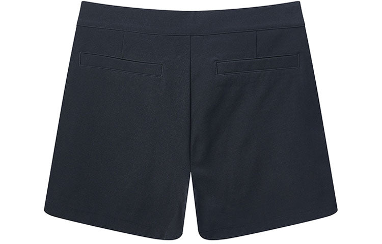 (WMNS) FILA Logo Printing Knitting Shorts Blue F11W028619F-NV