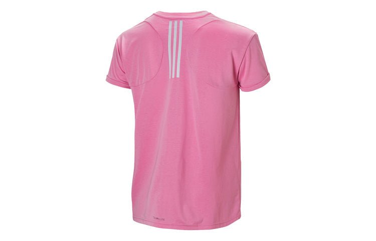 (WMNS) adidas neo Athleisure Casual Sports Short Sleeve Pink Red DW7740