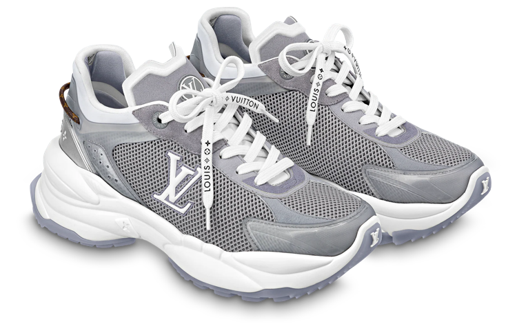 (WMNS) LOUIS VUITTON Run 55 Sneakers 'Grey Silver' 1ABVJ4