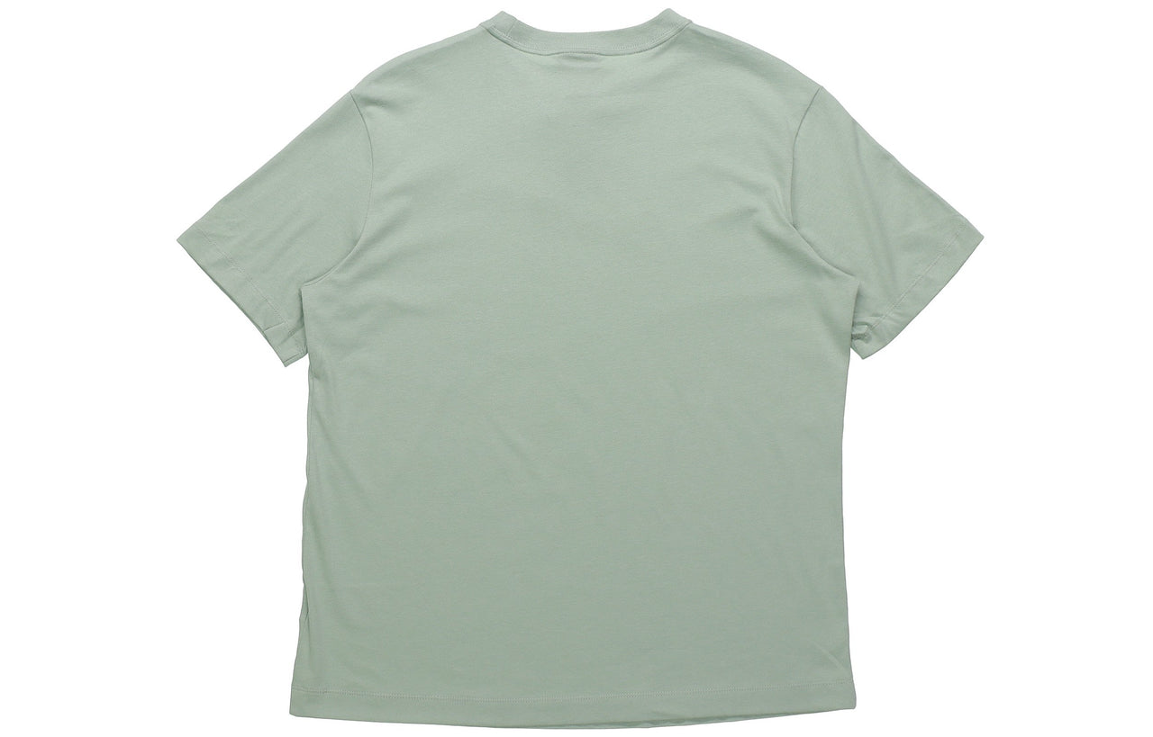 (WMNS) Nike Air Logo Casual Sports Short Sleeve Green CZ8615-006