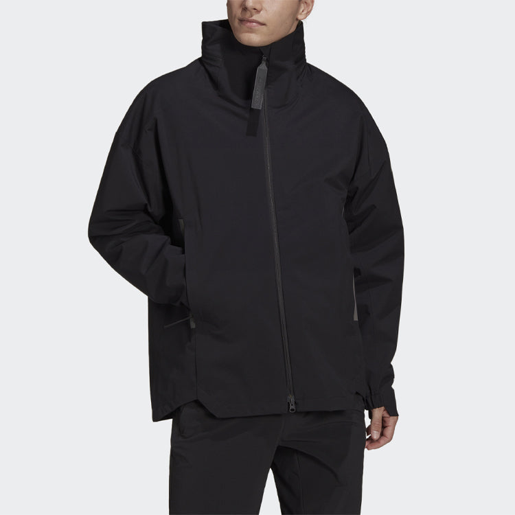 adidas Terrex C Myshelter .r waterproof Sports Outdoor Hooded Jacket Black H65700