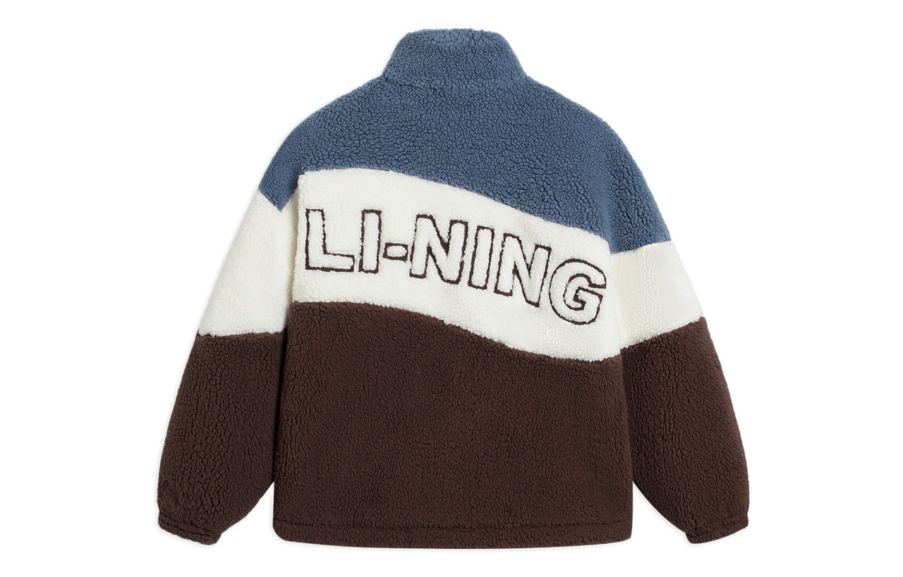 Li-Ning Embroidered Color Block Polar Fleece Jacket 'Multi-Color' AFDSD23-4
