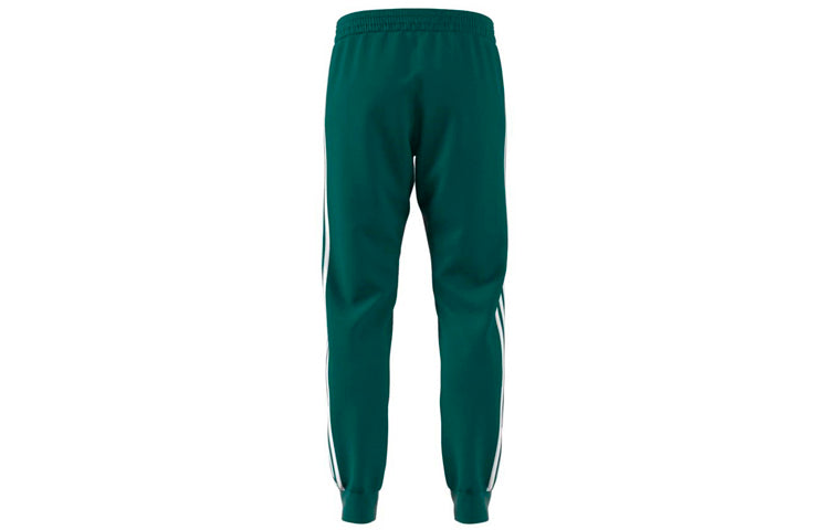 adidas originals Sst Tp Logo Embroidered Sports Pants Green EJ9701
