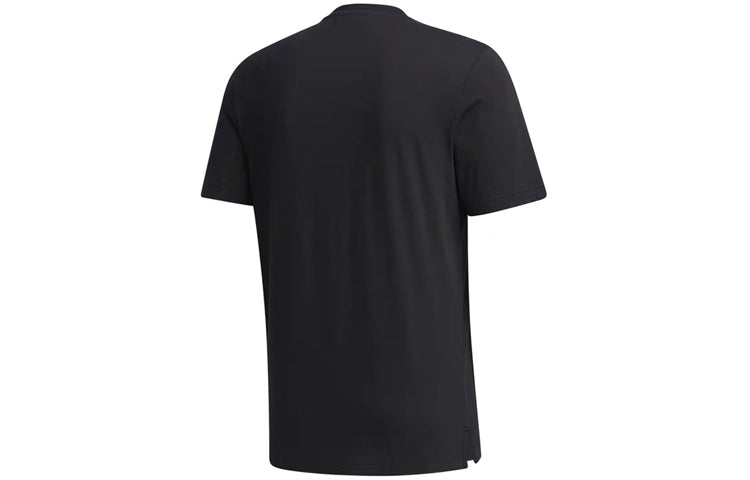 adidas Series Athleisure Casual Sports Short Sleeve Black GL8191
