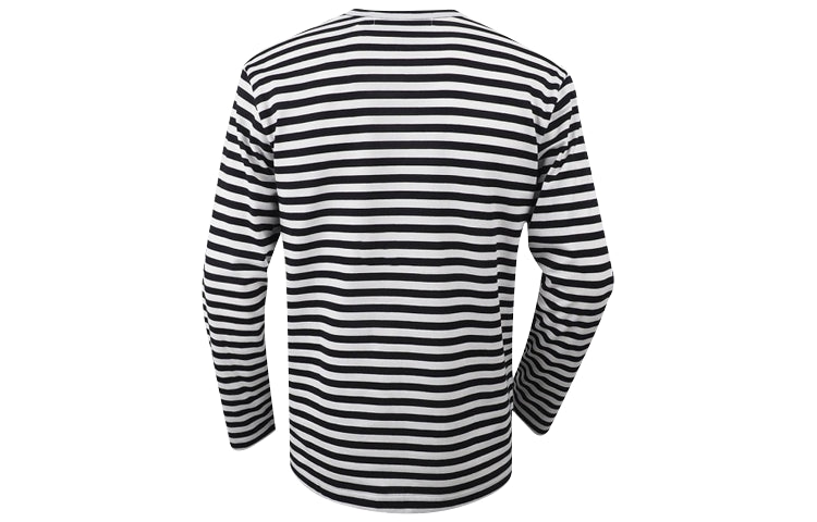 COMME des GARCONS PLAY Striped Long-Sleeve T-Shirt 'White' AZ-T164-051-1