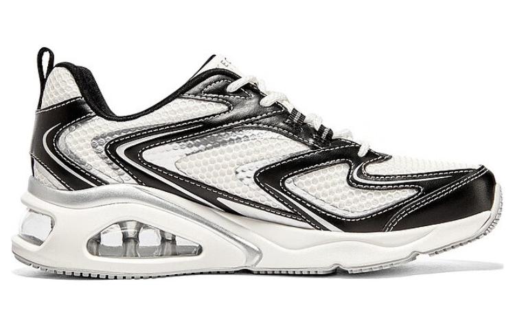 (WMNS) Skechers Tres-Air Uno Vision-airy 'White Black' 177425-WBK
