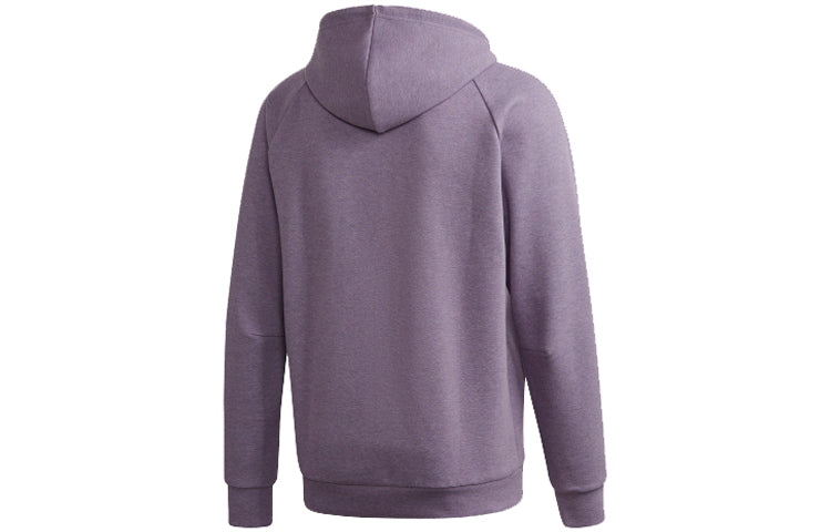 adidas Mhe Fz Sta Casual Sports Hooded Jacket Purple FI4046
