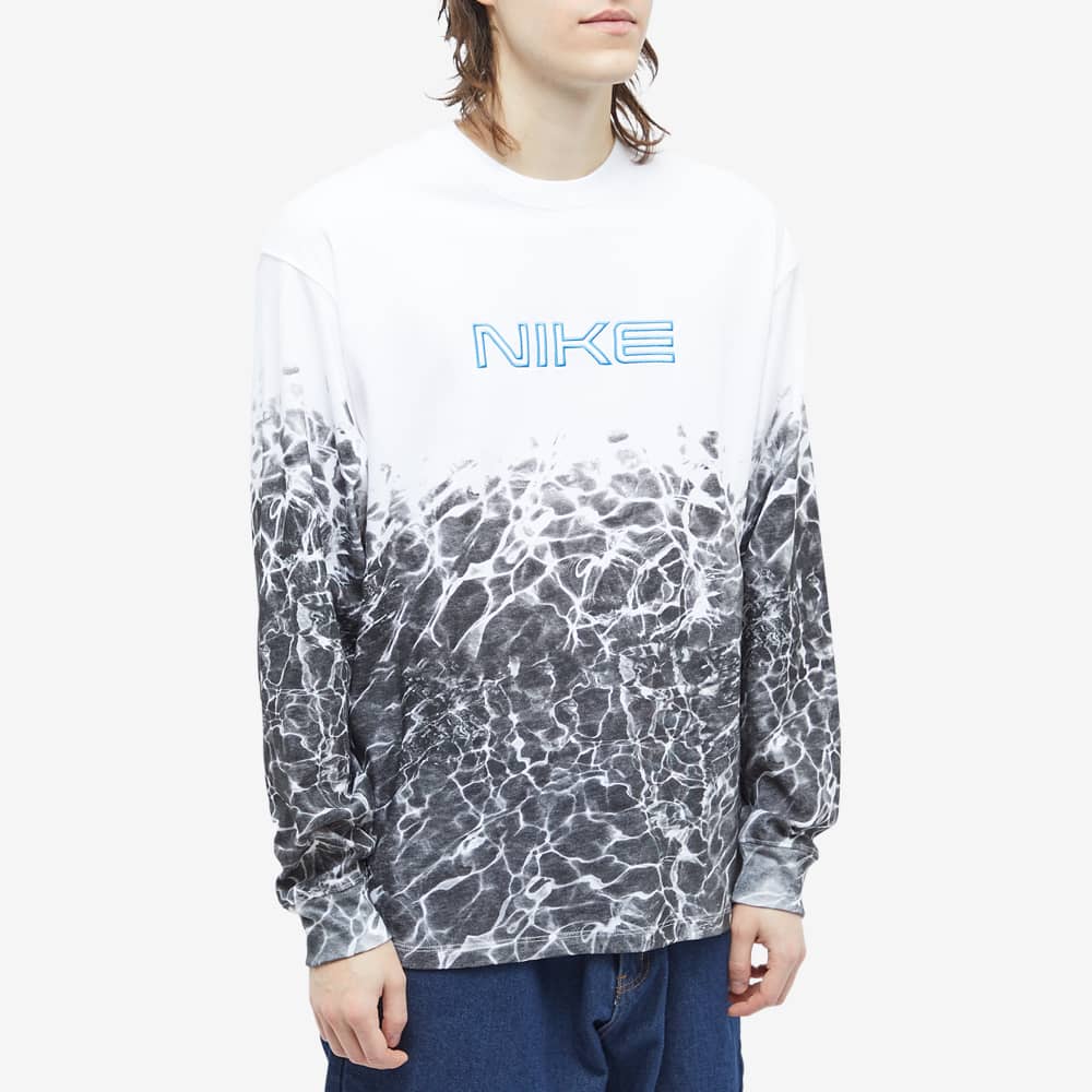 Nike NRG Kukini Long Sleeves T-Shirt 'White Black' FB3030-100