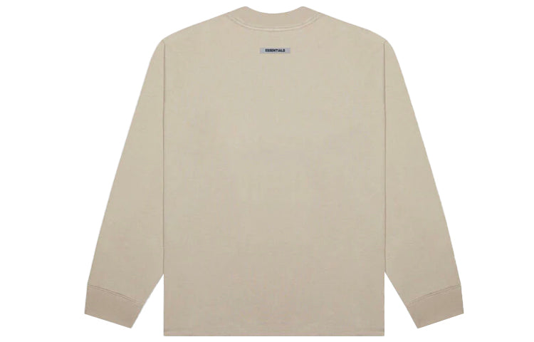Fear of God Essentials SS20 Boxy Long Sleeve T-Shirt 'Tan' FOG-SS20-409