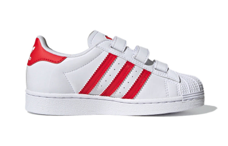 (PS) adidas originals Superstar Cf C Red/White FZ0643