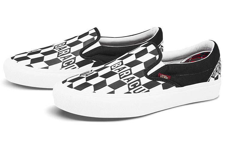 Vans Baracuta x Classic Slip-On 5 'Black Checkerboard' VN0A4UX40GD