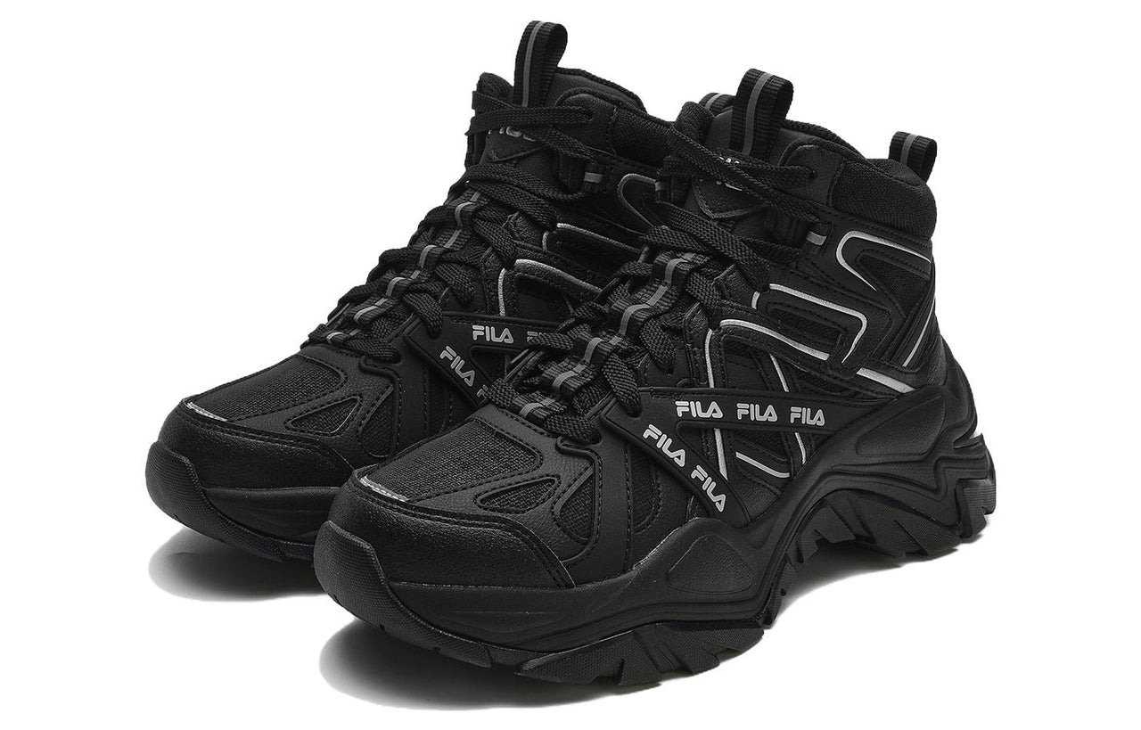 (WMNS) FILA Sofia 1S Mid Shoes 'Black Velvet' F12W341112FBK