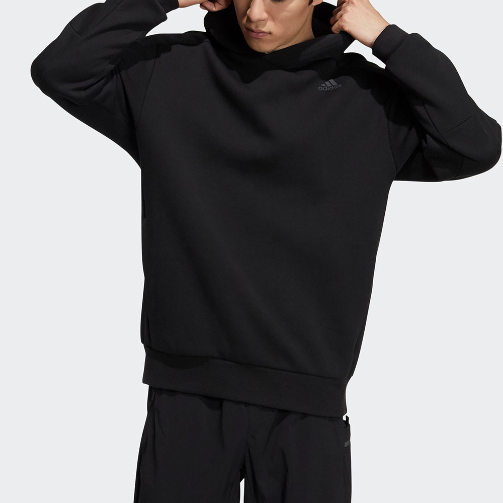 Men's adidas Th Mask Hoody Solid Color Pullover Black H39211