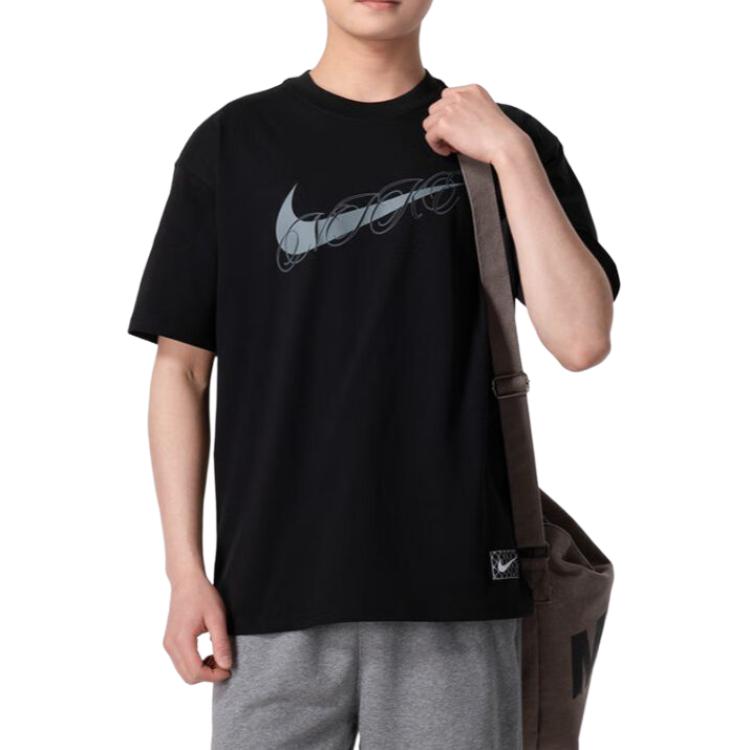 Nike Max90 Basketball Graphic T-shirt (Asia Sizing) 'Black' FV8399-010