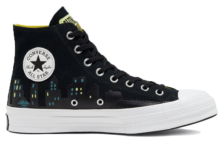 Converse DC Comics x Chinatown Market x Chuck 70 High 'Gotham City - Glow In The Dark' 167511C