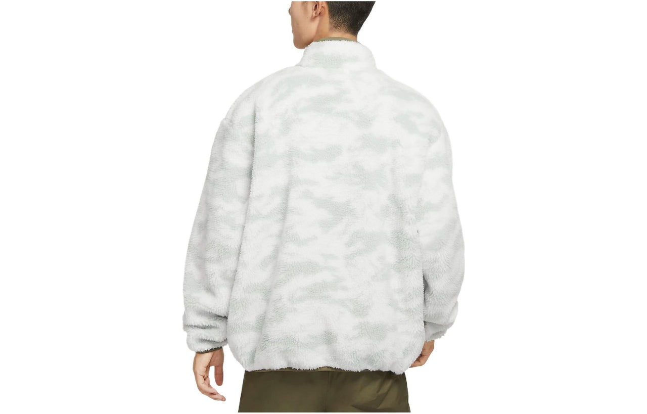 Nike Club Fleece 2-way jacket 'Olive Camouflage' DQ4885-222