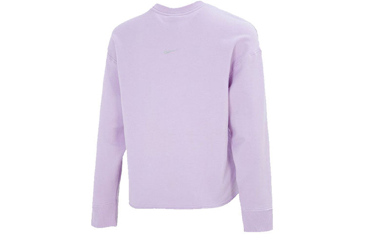 (WMNS) Nike Yoga Luxe Casual Sports Round Neck Pullover Hoodie Purple DM6976-530