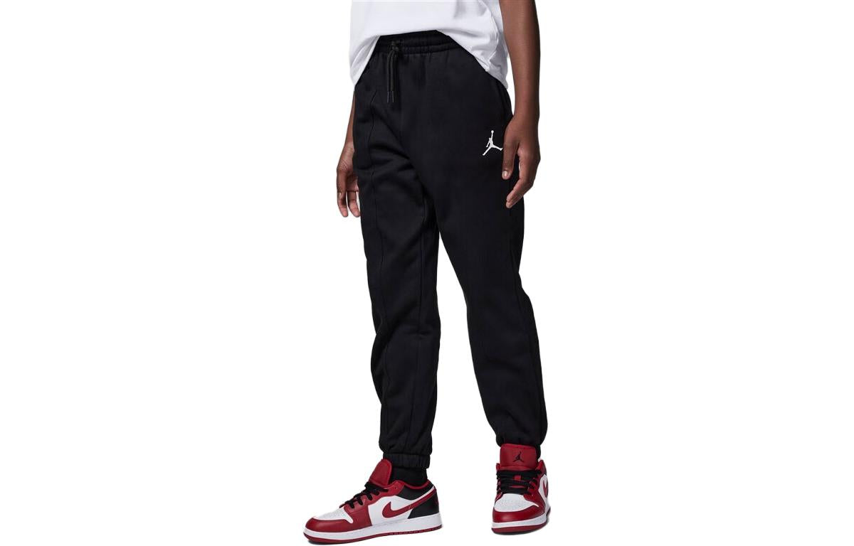 (GS) Air Jordan Jumpman Logo Mens Sweatpants 'Black' FZ1875-010