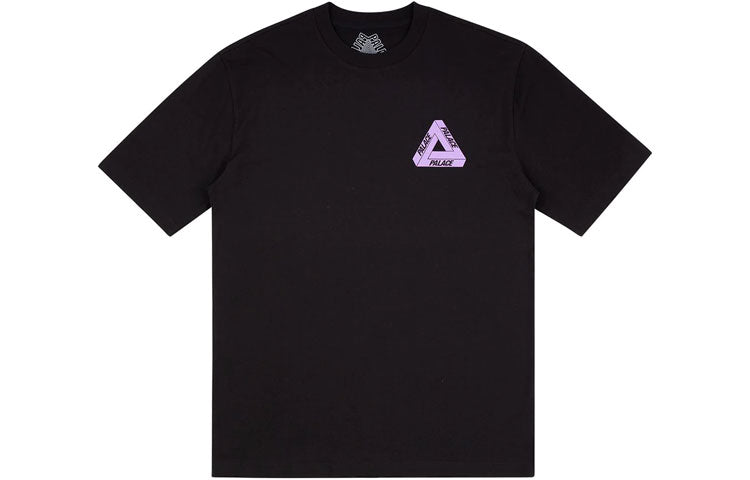 PALACE Tri-To-Help limited Purple Triangle Short Sleeve Unisex Purple P18TS232