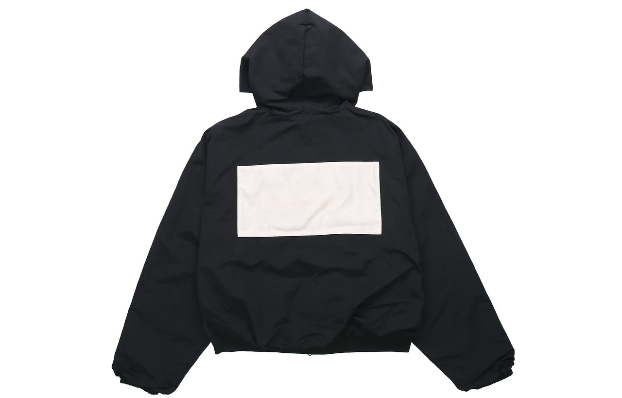 Nike X Fear Of God Hooded Bomber Jacket Black & Fossil BV4408-010