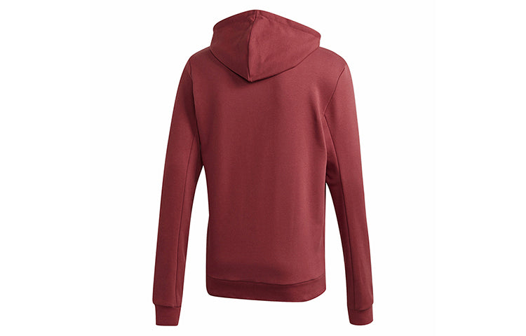 Men's adidas Hooded Pullover Long Sleeves Red FT8414