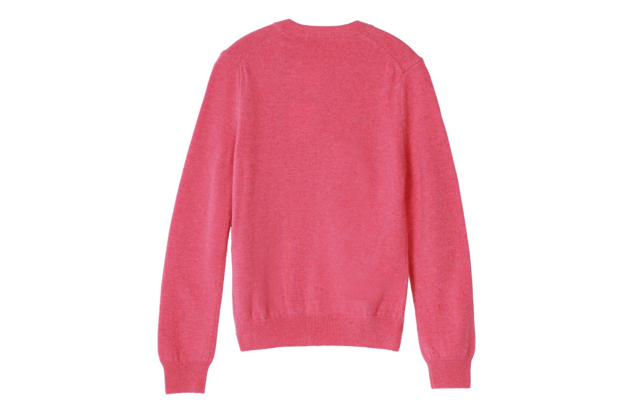 (WMNS) COMME des GARCONS PLAY Cardigan Red Emblem 'Pink' AZ-N075-051-4