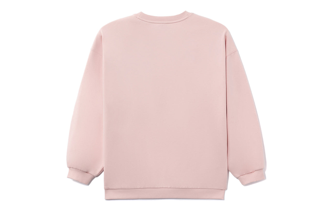 (WMNS) Li-Ning Bad Temper Graphic Sweatshirt 'Pink' AWDRH00-4