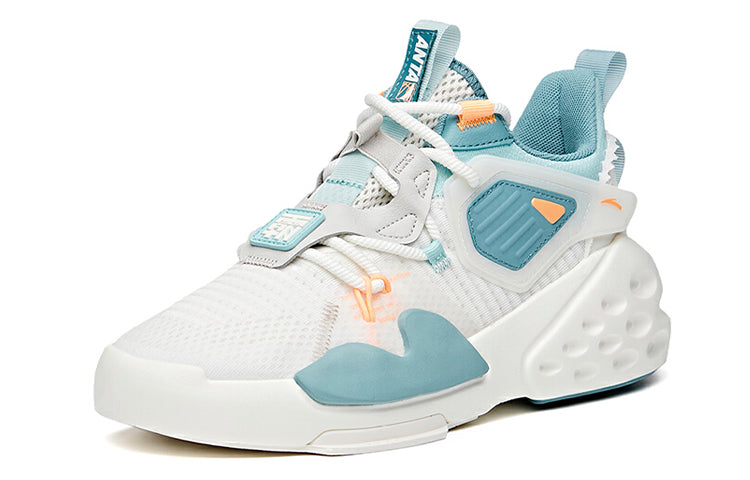 ANTA Bastard Keep Moving Skateboarding Shoes 'White Blue' 112128084-4