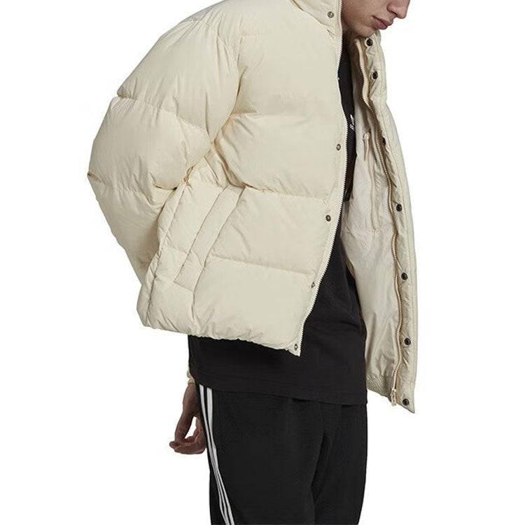 adidas originals Trefoil Logo Padded Jacket 'Beige' HL9201