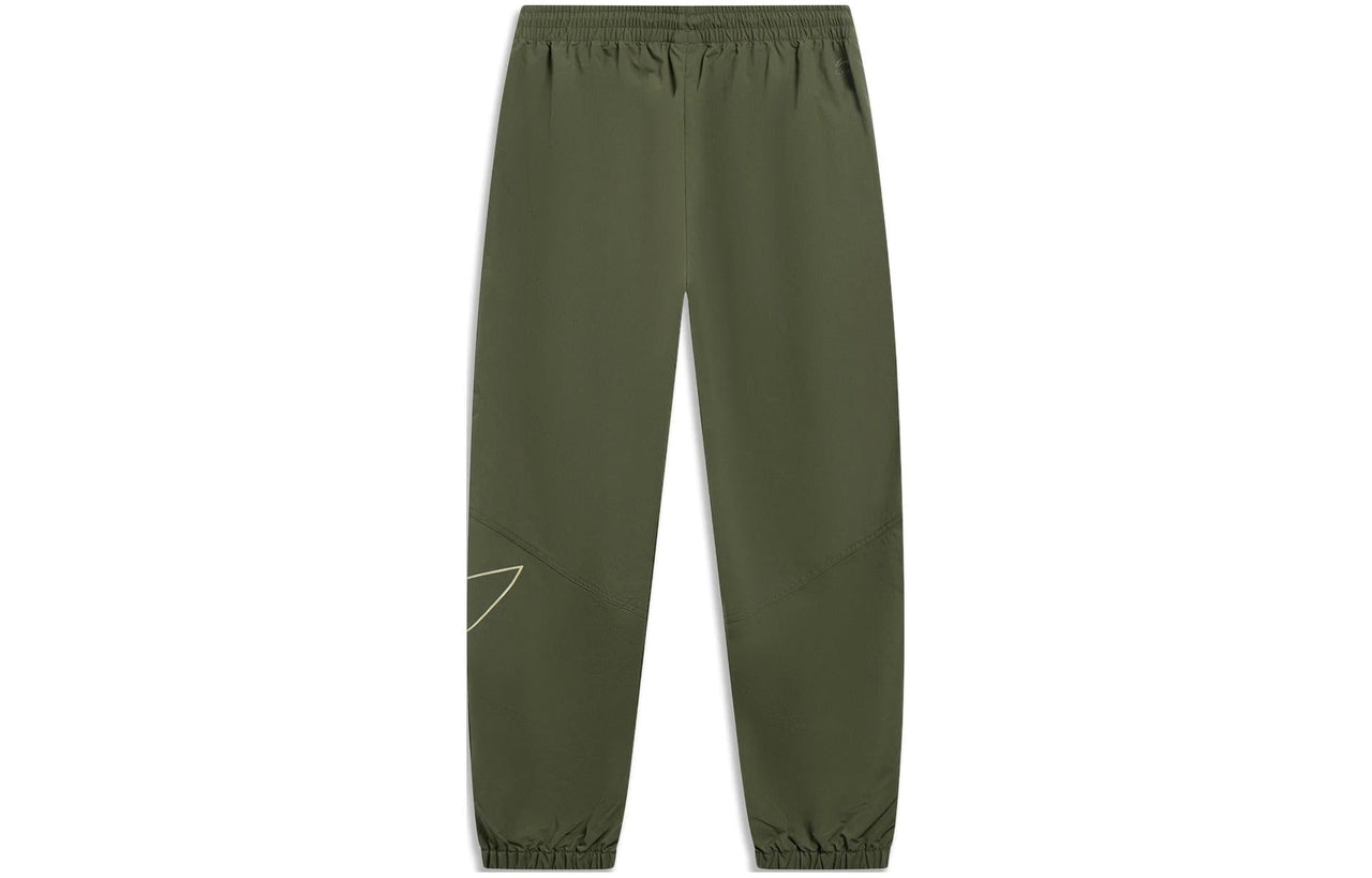 Li-Ning Graphic Joggers Pants 'Olive Green' AYKT561-5