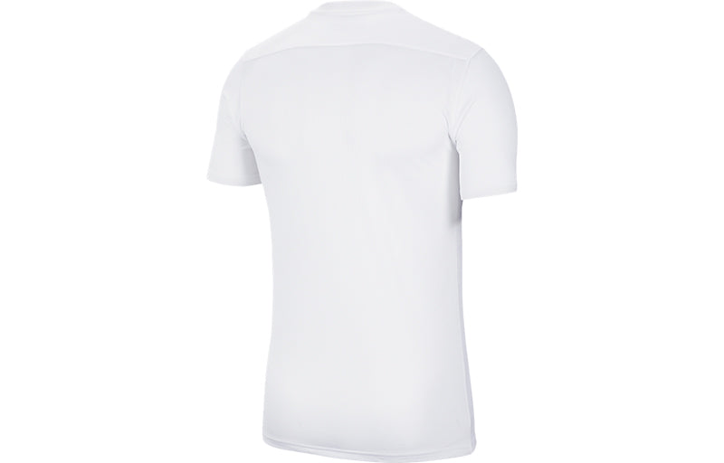 Men's Nike Dri-FIT Solid Color Logo Casual Sports Short Sleeve White T-Shirt BV6709-100