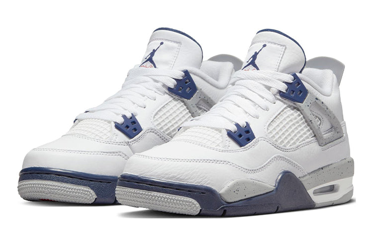 (GS) Air Jordan 4 Retro 'Midnight Navy' 408452-140