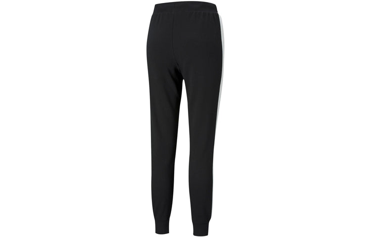 (WMNS) PUMA Iconic T7 Embroidery Logo Sweatpants Black 531415-01