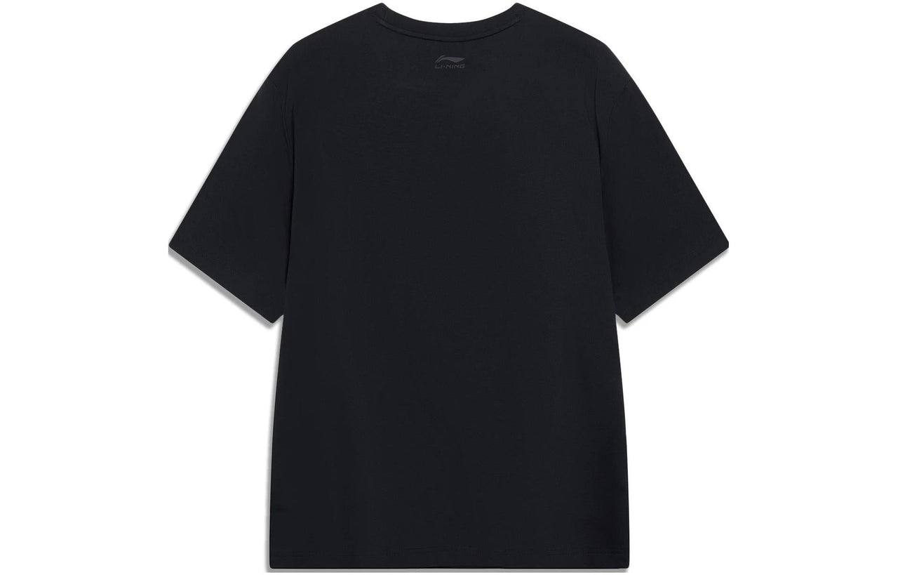 Li-Ning Hoops Comics Graphic T-shirt 'Black' AHST569-2