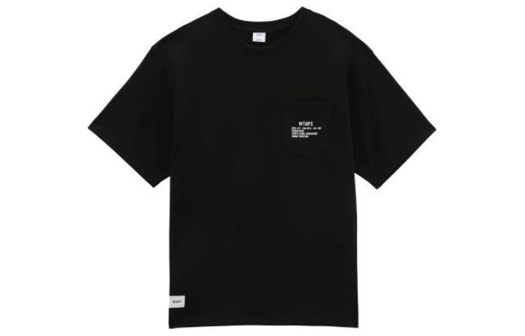 Vans x WTAPS Logo T-Shirt 'Black' VN0A7SPRBLK