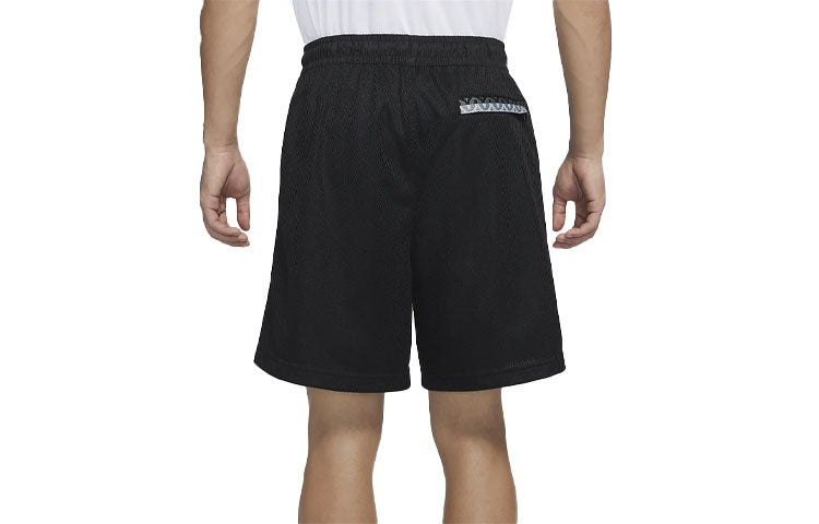 Nike Solid Color Drawstring Casual Sports Breathable Shorts Black DA6703-010