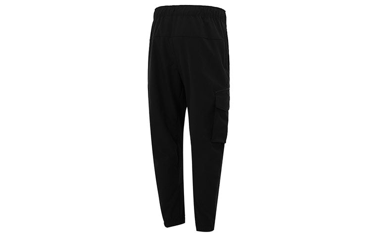Men's adidas Limited Side Pocket Lacing Bundle Feet Sports Pants/Trousers/Joggers Black HC0262