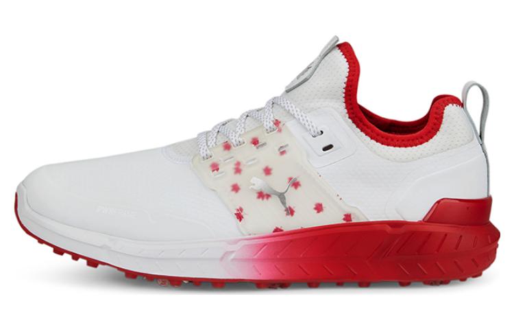 PUMA Ignite Articulate Maple Golf Shoes 'White Red' 377216-01