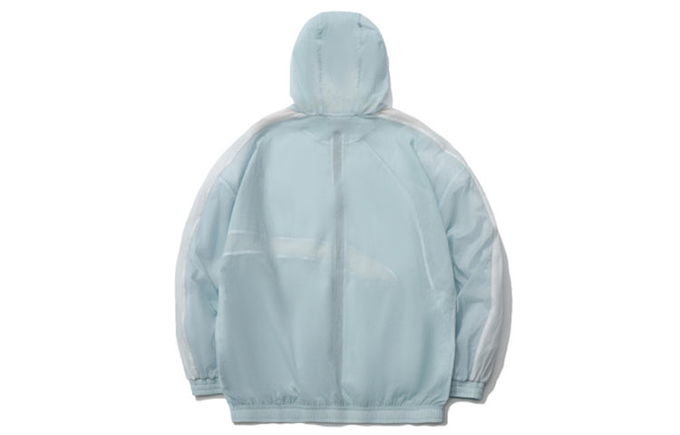 Li-Ning Logo Sports Windbreaker 'Light Blue' AFDR153-1