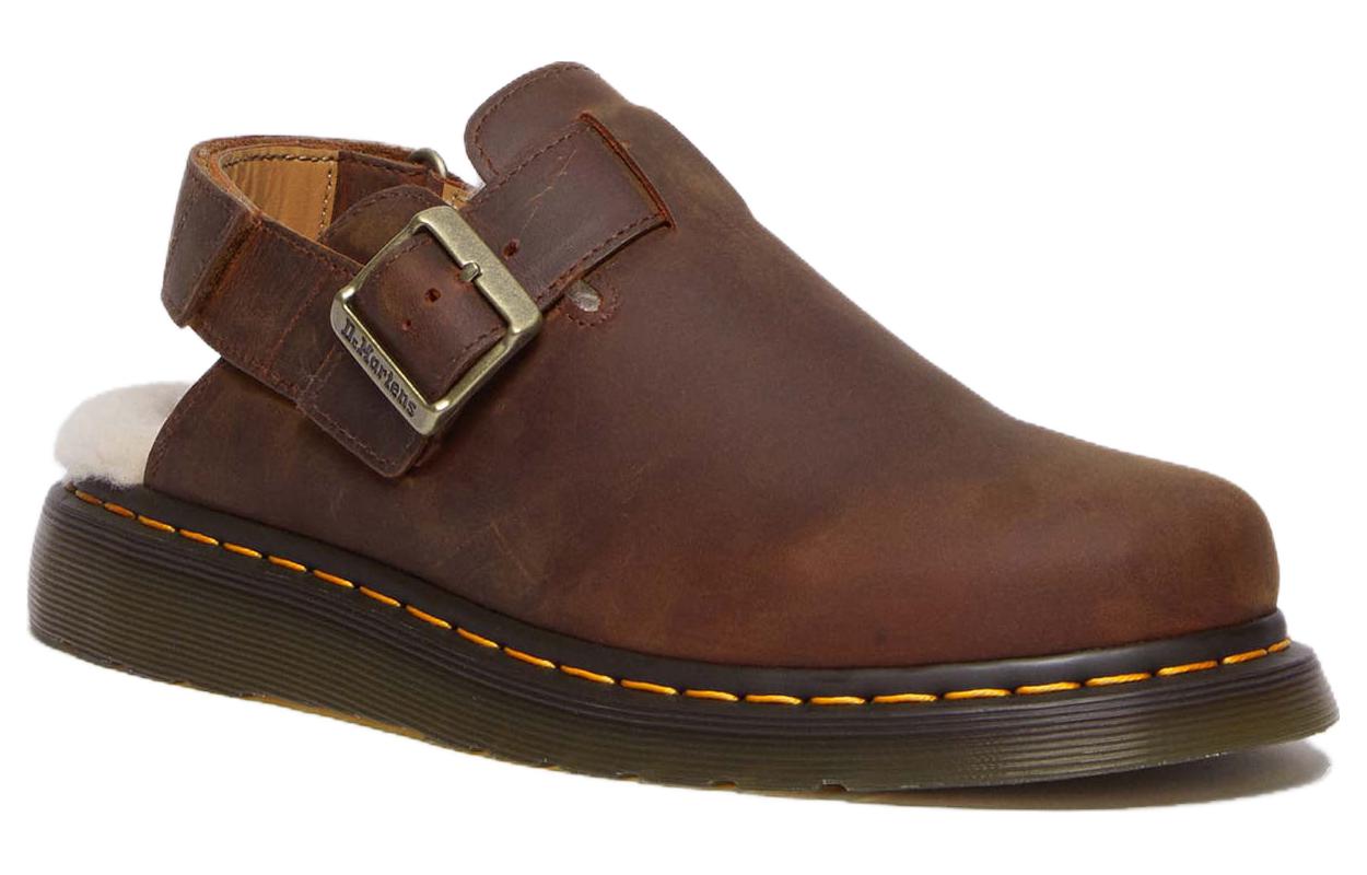Dr. Martens Jorge II Faux Fur Lined Slingback Mules 'Warm Tan' 31060362